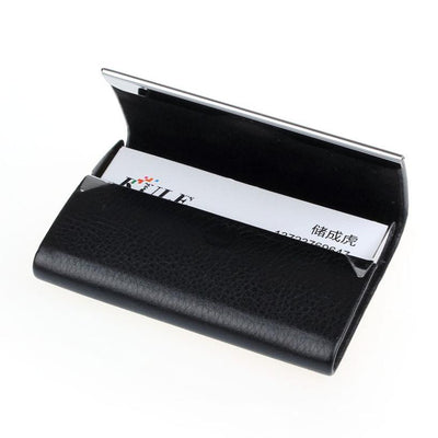 Leather Business Card Holder Case