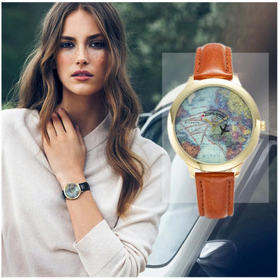 Cute World Map Watches