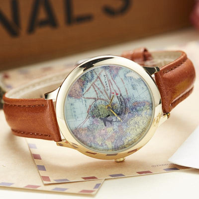 Cute World Map Watches