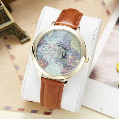 Cute World Map Watches