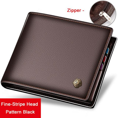 Wallet Men 100% Genuine Leather