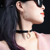 Choker Velvet O Ring