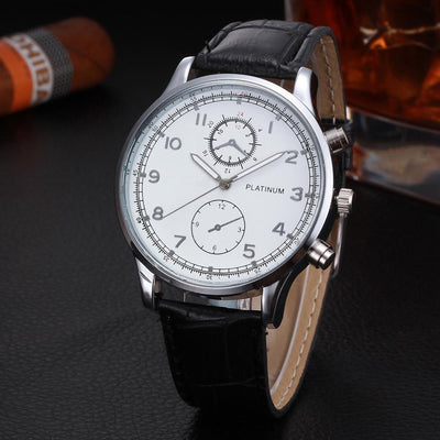 Fashion New Leather Watch Men Classic