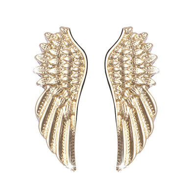 Punk Wings Style Collar Pin Brooch Gold