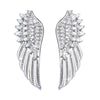 Punk Wings Style Collar Pin Brooch Gold