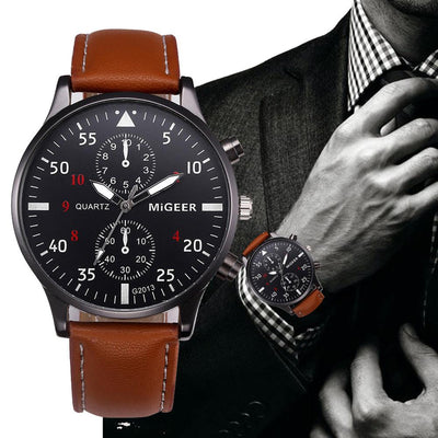 Sports Watches Luxury Design Leather