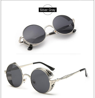 Vintage Round Mirror Sunglasses