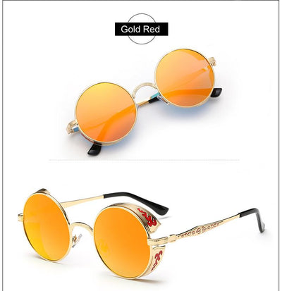 Vintage Round Mirror Sunglasses