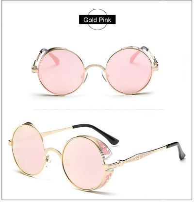 Vintage Round Mirror Sunglasses