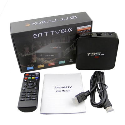 Make Your TV Smart, Watch TV and Movie - 4K Ultra HD Home Theater Box with T95m