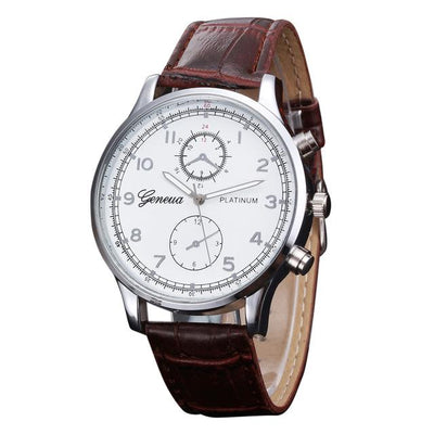 Fashion New Leather Watch Men Classic