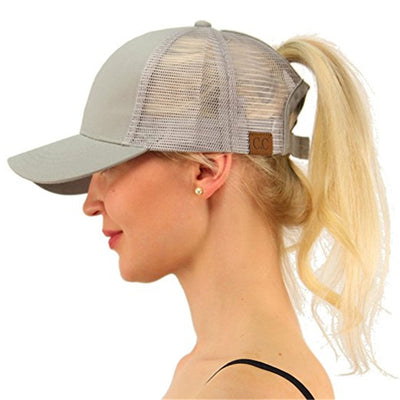 Ponytail baseball cap