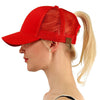 Ponytail baseball cap