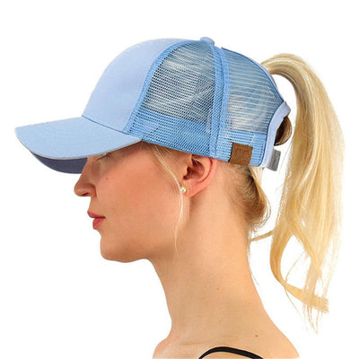 Ponytail baseball cap